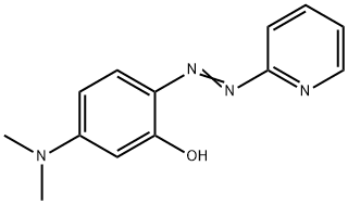 2-(2-ピリジルアゾ)-5-ジメチルアミノフェノール 化学構造式