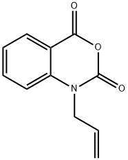 1-烯丙基-2H-苯并[D][1,3]噁嗪-2,4(1H)-二酮 结构式