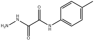 2-[(4-甲基苯基)氨基]-2-氧代乙酸酰肼 结构式