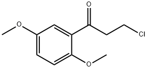 3-CHLORO-1-(2,5-DIMETHOXYPHENYL)PROPAN-1-ONE Structure