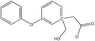 m-phenoxybenzyl acetate Structure