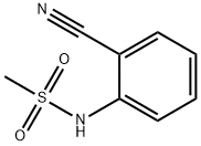 2-(Methanesulfonylamino)benzonitrile Structure