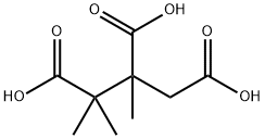 2,3-ジメチル-1,2,3-ブタントリカルボン酸 化学構造式
