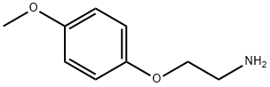 2-(4-メトキシフェノキシ)エチルアミン 化学構造式