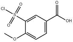 3-(CHLOROSULFONYL)-4-METHOXYBENZOIC ACID Struktur