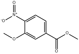 Methyl 3-methoxy-4-nitrobenzoate Struktur