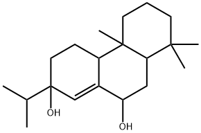 2,3,4,4a,4b,5,6,7,8,8a,9,10-Dodecahydro-4b,8,8-trimethyl-2-isopropylphenanthrene-2,10-diol Struktur