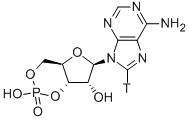 ADENOSINE-8(3)H 3',5'-CYCLIC MONOPHOSPHATE 结构式