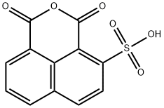 1,8-NAPHTHALENEDICARBOXYLIC ANHYDRIDE -4-SULPHO POTASSIUM SALT Struktur
