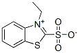3-エチル-2-スルホナトベンゾチアゾール-3-イウム 化学構造式
