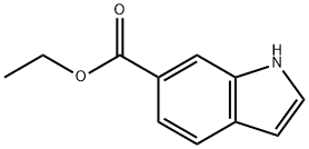 吲哚-6-甲酸乙酯 结构式