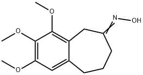 2,3,4-Trimethoxy-5,7,8,9-tetrahydro-6H-benzocyclohepten-6-one oxime Struktur