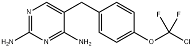 5-[p-(Chlorodifluoromethoxy)benzyl]-2,4-pyrimidinediamine,50823-97-7,结构式