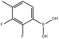 2,3-二氟-4-甲基苯硼酸, 508235-16-3, 结构式