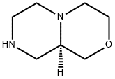 (9AR)-オクタヒドロピラジノ[2,1-C][1,4]オキサジン 化学構造式
