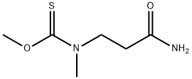 Carbamothioic  acid,  (3-amino-3-oxopropyl)methyl-,  O-methyl  ester  (9CI) Struktur