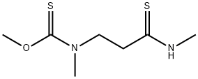 Carbamothioic  acid,  methyl[3-(methylamino)-3-thioxopropyl]-,  O-methyl  ester  (9CI) 结构式