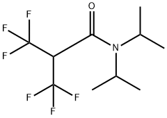 3,3,3-Trifluoro-N,N-bis(1-methylethyl)-2-(trifluoromethyl)propanamide Structure