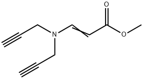 3-[Bis(2-propynyl)amino]acrylic acid methyl ester Struktur