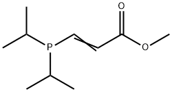 3-(ジイソプロピルホスフィノ)アクリル酸メチル 化学構造式