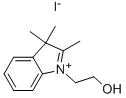 1-(2-羟基乙基)-2,3,3-三甲基-3H-吲哚碘化物 结构式