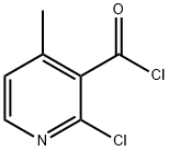 2-Chloro-4-methyl-nicotinoyl chloride Structure