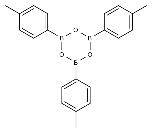 4-Methylphenyl boronic acid anhydride Structure