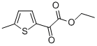 ETHYL 5-METHYLTHIOPHENE-2-GLYOXYLATE 结构式
