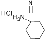 1-aminocyclohexanecarbonitrile hydrochloride  Structure