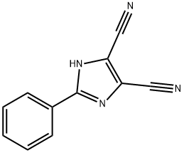 2-PHENYL-1H-IMIDAZOLE-4,5-DICARBONITRILE 化学構造式