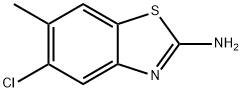 2-Benzothiazolamine,5-chloro-6-methyl-(9CI) Struktur