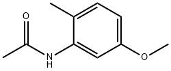 N-(5-methoxy-2-methyl-phenyl)acetamide Struktur