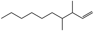 1-Decene, 3,4-dimethyl-, 50871-03-9, 结构式