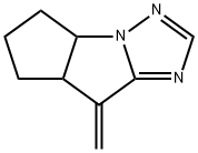 4a,5,6,7,7a,8-Hexahydro-8-methylenecyclopenta[4,5]pyrrolo[1,2-b][1,2,4]triazole Struktur