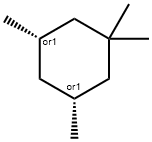 (3α,5α)-1,1,3,5-テトラメチルシクロヘキサン 化学構造式