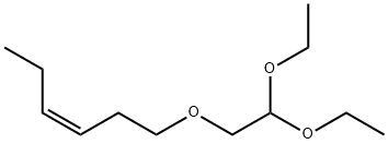 (Z)-1-(2,2-diethoxyethoxy)hex-3-ene 结构式