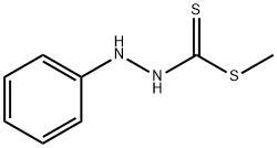 3-Phenyldithiocarbazic acid methyl ester 结构式