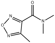 1,2,5-Oxadiazole-3-carboxamide,  N,N,4-trimethyl- Struktur