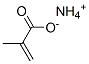 azanium 2-methylprop-2-enoate Struktur