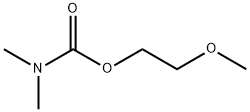 Dimethylcarbamic acid 2-methoxyethyl ester Struktur