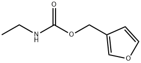 3-hydroxymethylfuran-N-ethylcarbamate Struktur