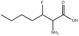 Heptanoic  acid,  2-amino-3-fluoro- 结构式