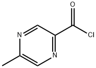 Pyrazinecarbonyl chloride, 5-methyl- (9CI) Structure