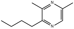 2-ブチル-3,5-ジメチルピラジン 化学構造式