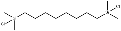 1,8-二(二甲基氯硅烷)辛烷, 5089-28-1, 结构式