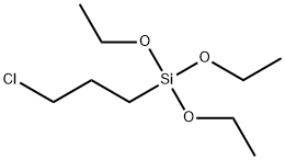 3-氯丙基三乙氧基硅烷,5089-70-3,结构式