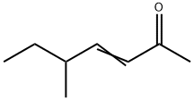 3-Hepten-2-one, 5-methyl-,5090-16-4,结构式