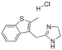 4,5-dihydro-2-[(2-methylbenzo[b]thien-3-yl)methyl]-1H-imidazole monohydrochloride Structure