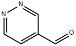 ピリダジン-4-カルボアルデヒド 化学構造式