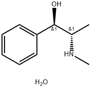 Ephedrine hemihydrate Structure